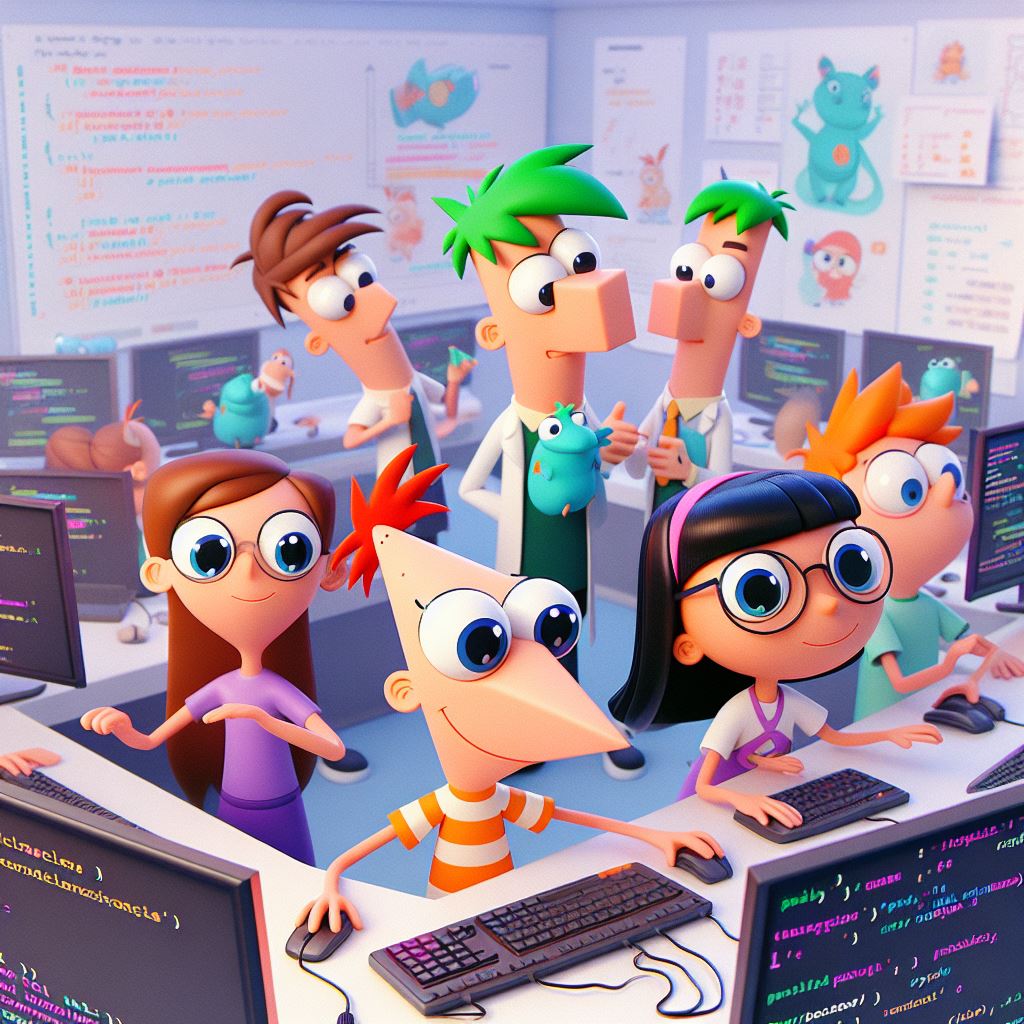 ** ¡Phineas y Ferd conquistando el mundo de la programación imperativa!**👧🏼